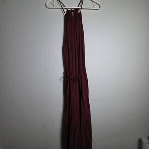 GAP Burgundy Maxi Dress